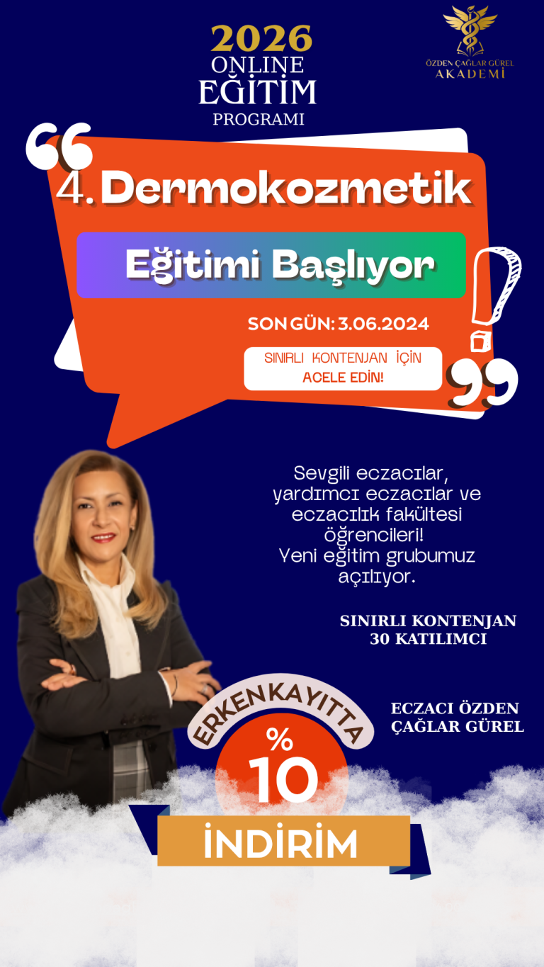 özden çağlar gürel akademi 4. dermokozmetik eğitimi